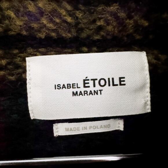 Isabel Marant Étoile Gabriel Coat In Multicolor Wool (Size FR 34) - Picture 5 of 9